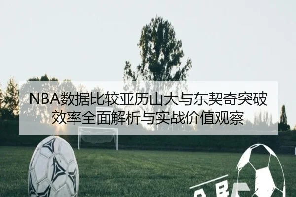 NBA数据比较亚历山大与东契奇突破效率全面解析与实战价值观察